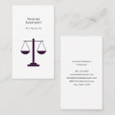Search for legal business cards Judge