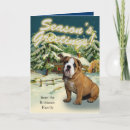 Search for english bulldog christmas cards Canine