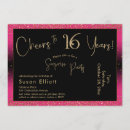 Search for cheers to 16 years invitations Party