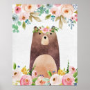 Search for boho art nursery posters Bear