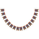 Search for orange and blue bunting flags Stripes