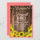 Search for sunflower bbq invitations Rustic