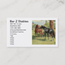 Search for equestrian business cards Vintage