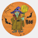 Search for cartoon witch stickers Spooky