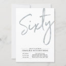 Search for black and silver birthday invitations Modern