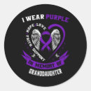 Search for pancreatic cancer ribbon stickers Survivor