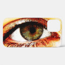 Search for red eye iphone cases White