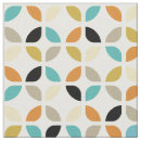 Search for geometric circle patterns fabric Mid century modern