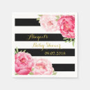 Search for black floral napkins Party