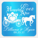Search for fairytale wedding stickers Carriage