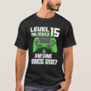 Search for level 15 unlocked tshirts Gamer