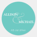 Search for turquoise monogram stickers Teal