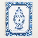 Search for chinoiserie office supplies Blue and white