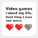 Search for gamer life stickers Retro