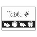 Search for pumpkins table cards Leaves