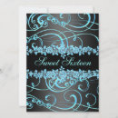 Search for swirled 7x5 invitations Black