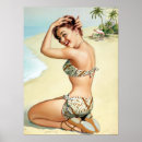 Search for bikini girls beach posters Vintage