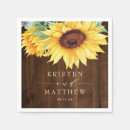 Search for sunflower wedding napkins Green
