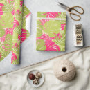 Search for palm leaf wrapping paper Pink