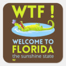 Search for funny florida stickers Alligator