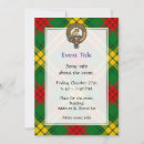 Search for clan tartan invitations Traditional
