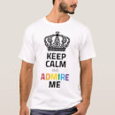Search for keep calm tshirts Black