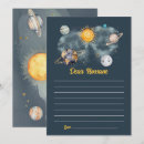 Search for stars and planets birthday cards Outer space