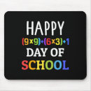 Search for math day mouse mats 100 days smarter