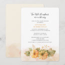 Search for twin pumpkin baby shower invitations Autumn