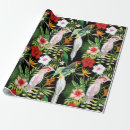 Search for macaw wrapping paper Tropical