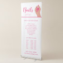 Search for nail salon business banners Pink