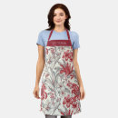 Search for red and grey aprons Vintage