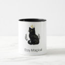 Search for celestial cat mugs Crescent moon