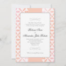 Search for salmon orange invitations Vintage