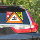 Search for funny danger stickers Warning