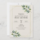 Search for leaf engagement party invitations Greenery