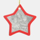 Search for star photo frame christmas tree decorations Red