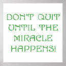 Search for miracles happen posters Faith