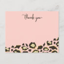Search for leopard thank you cards Animal