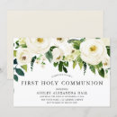 Search for rose first communion invitations Holy