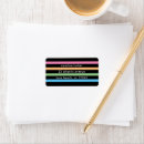 Search for orange black return address labels Cute