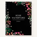 Search for black paper notebooks Feminine