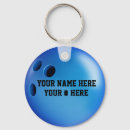 Search for bowling rounded key rings Blue