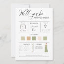 Search for info bridesmaid cards Modern