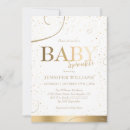 Search for sprinkled with love baby shower invitations Gold
