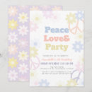 Search for peace love invitations Pink