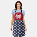Search for red chef aprons Crab
