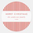 Search for red and white striped stickers Stripes