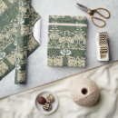 Search for vintage rose wrapping paper Green