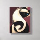 Search for abstract cat canvas prints Modern